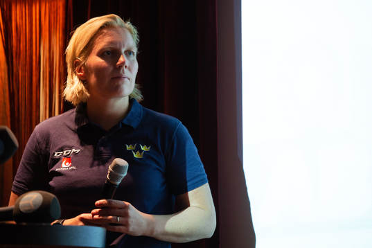 Sveriges förbundskapten Ylva Martinsen