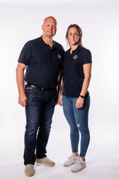 Leksands tränare Ulf Hedberg och Sofia Engström