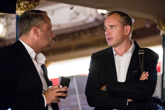 s vd Jörgen Lindgren och sportchef Johan Hemlin