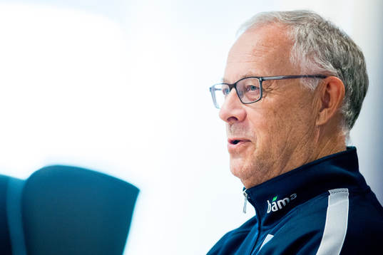 Lars Lagerbäck, head coach of Norway