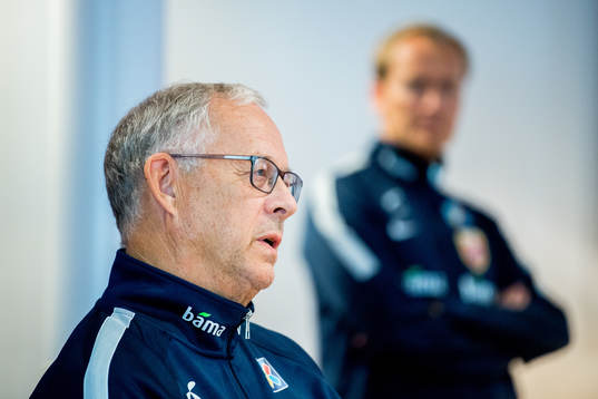 Lars Lagerbäck, head coach of Norway