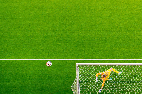 Goalkeeper Ingrid Hjelmseth of Norway with a save