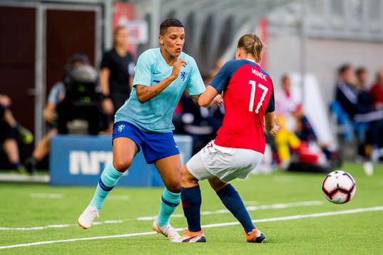 Shanice Janice Van de Sanden of Netherlands and Kristine