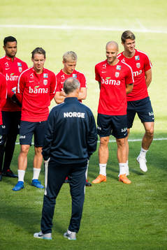 Goalkeeper Sten Grytebust, Stefan Johansen, Birger Meling,