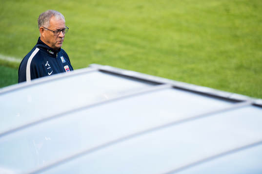 Lars Lagerbäck, head coach of Norway