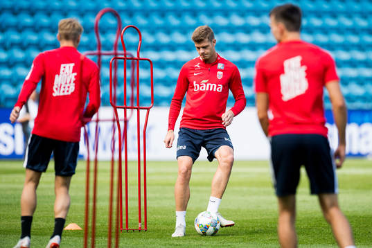 Alexander Sørloth of Norway