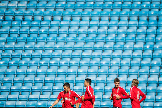 Martin Linnes, Mohamed Elyounoussi, Alexander Sørloth and