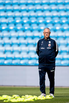 Lars Lagerbäck, head coach of Norway