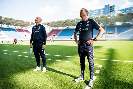 Anders Jacobson, assistant coach, and Martin Sjögren, head