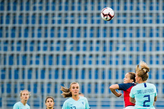 Guro Reiten of Norway and Desiree van Lunteren of