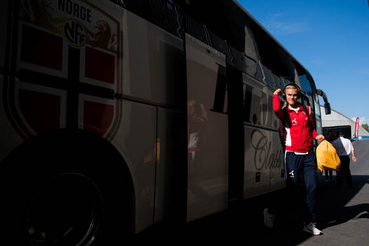 Kristine Leine of Norway arrives
