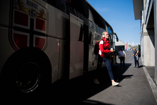 Frida Maanum of Norway arrives