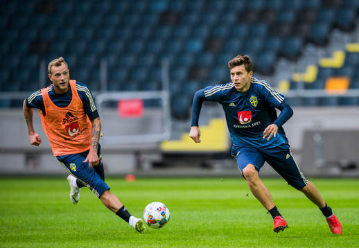 John Guidetti och Victor Nilsson Lindelöf