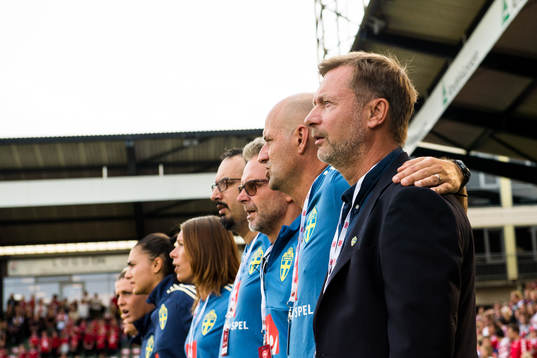Sveriges förbundskapten Peter Gerhardsson
