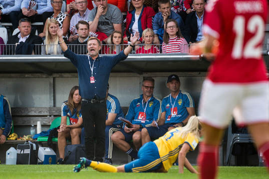 Sveriges förbundskapten Peter Gerhardsson