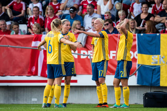 Sveriges Magdalena Eriksson, Linda Sembrant, Caroline Seger