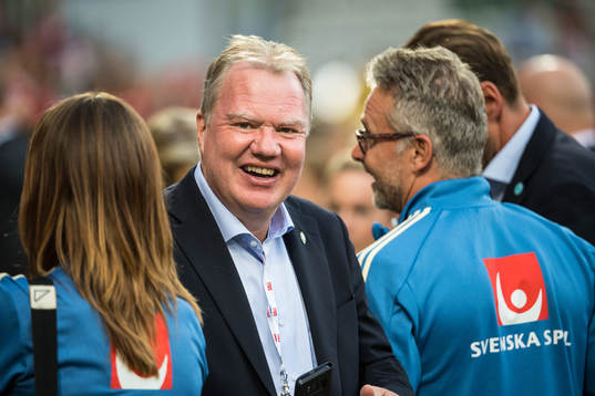 Svenska Fotbollsförbundets ordförande Karl-Erik Nilsson