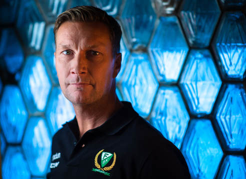 Färjestads tränare Johan Penneborn