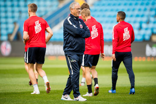 Lars Lagerbäck, head coach of Norway