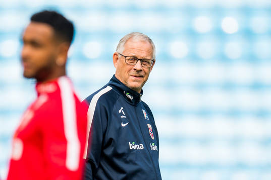 Lars Lagerbäck, head coach of Norway