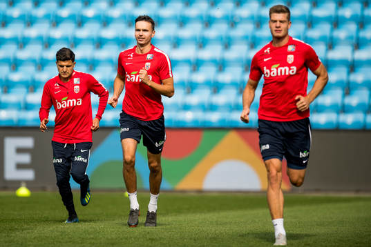 Tarik Elyounoussi, Ole Kristian Selnæs and Alexander