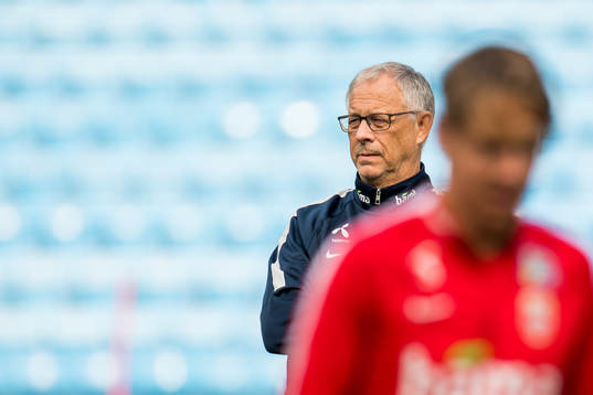 Lars Lagerbäck, head coach of Norway