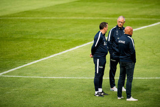 Lars Lagerbäck, head coach of Norway