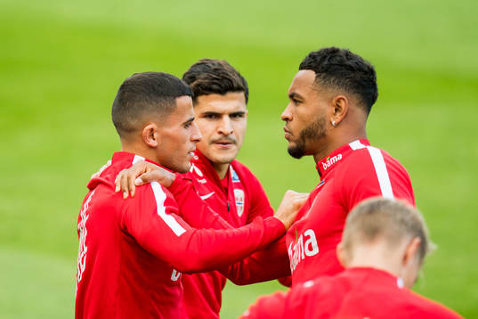 Omar Elabdellaoui, Tarik Elyounoussi and Joshua King of