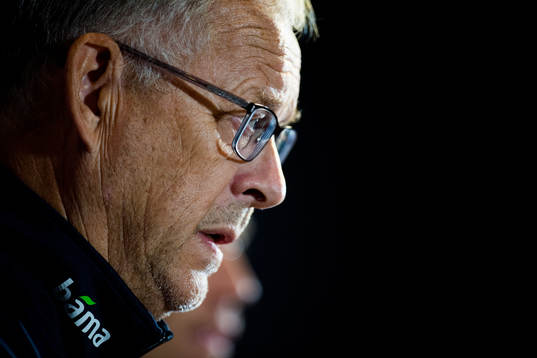 Lars Lagerbäck, head coach of Norway