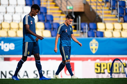 Alexander Isak och Jonathan Levi