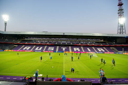 Practice of the Swedish national football team at a