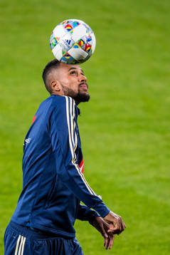 Isaac Kiese Thelin of the Swedish national football team at