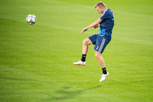 Sebastian Larsson of the Swedish national football team at