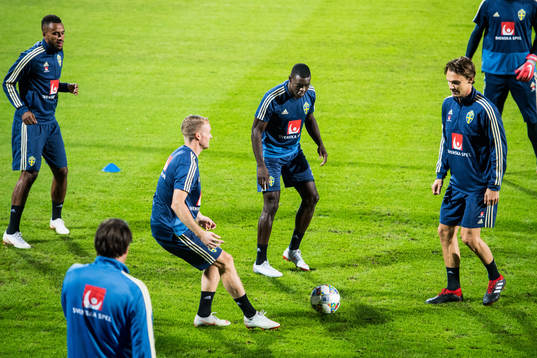 Isaac Kiese Thelin, Sam Larsson, Ken Sema and Albin Ekdal