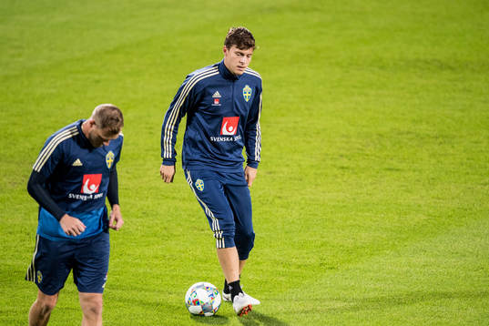 Victor Nilsson Lindelöf of the Swedish national football