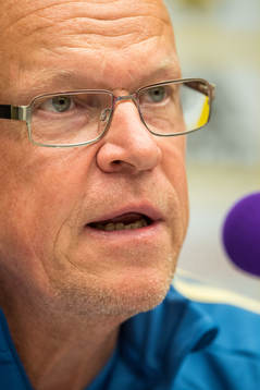 Head coach Janne Andersson of the Swedish national football