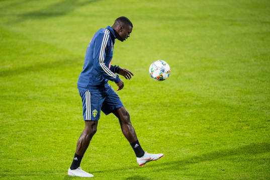 Ken Sema of the Swedish national football team at a