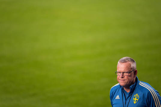 Head coach Janne Andersson of the Swedish national football