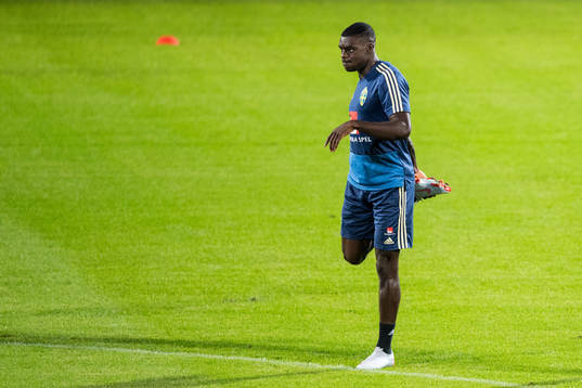 Ken Sena of the Swedish national football team at a