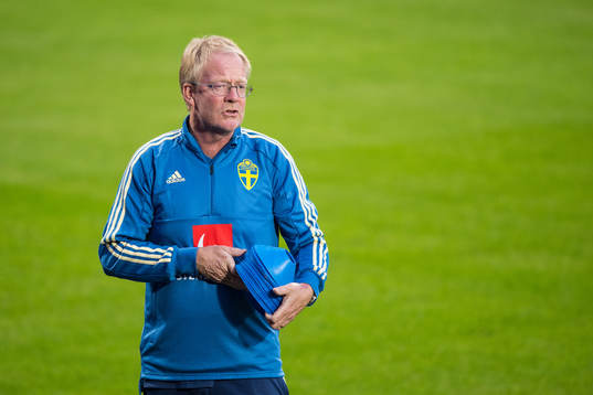 Scout Lars Jacobsson of the Swedish national football team