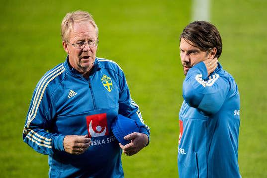 Scout Lars Jacobsson and psychological counselor Daniel