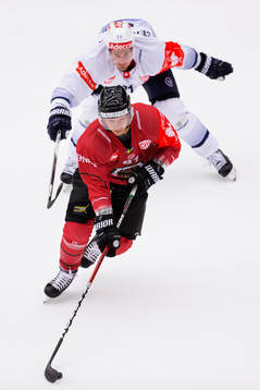 Ryan Lasch of Frölunda and Roman Cervenka of Zürich