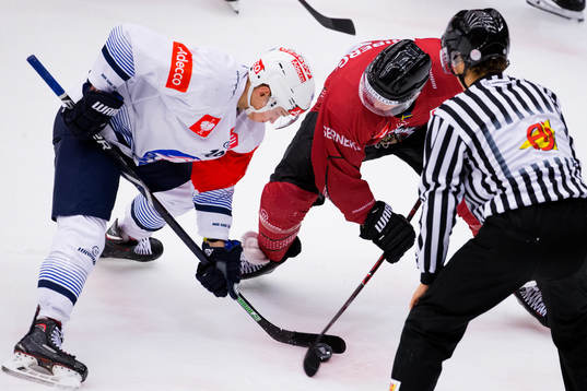 Raphael Prassl of Zürich and Max Friberg of Frölunda