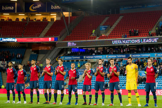 The Norwegian starting eleven Joshua King, Mohamed