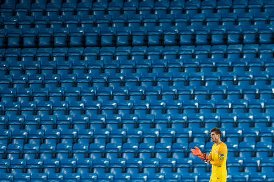 Goalkeeper Rune Almenning Jarstein of Norway