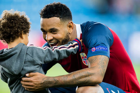 Joshua King of Norway and his son Noah King
