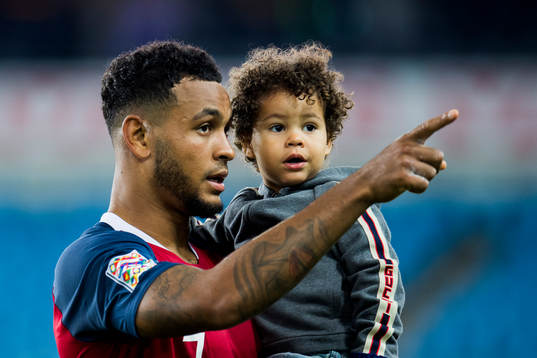 Joshua King of Norway and his son Noah King
