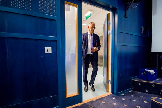 Lars Lagerbäck, head coach of Norway