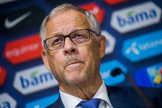Lars Lagerbäck, head coach of Norway