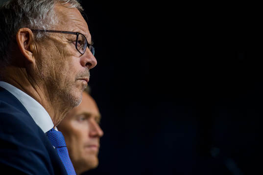 Lars Lagerbäck, head coach of Norway